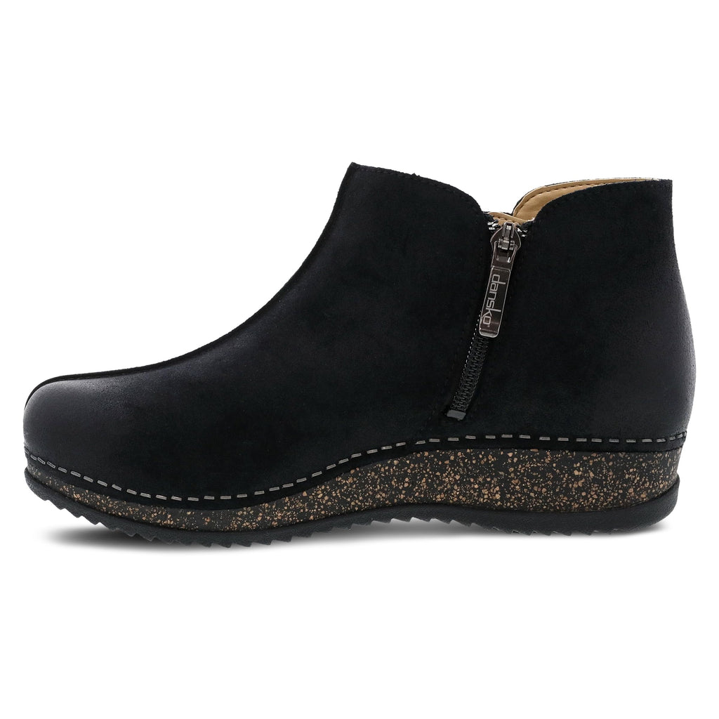 Dansko Makara Ankle Boot - Dual-Density Cork/EVA Midsole and Lightweight Rubber Outsole Provide Durable and Comfortable Ride on Patented Stapled Construction