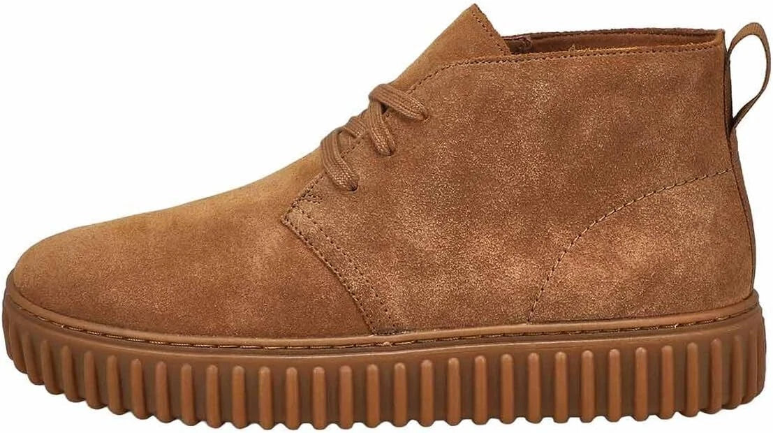 Clarks Men's Torhill DB Chukka Boot, Cognac Suede, 10