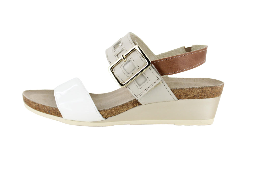 Naot Footwear Dynasty Women’s Wedge Sandal with Cork Footbed and Arch Support - Adjustable Three-Strap Sandal With Backstrap - Comfort and Support – Lightweight and Perfect for Travel - Narrow to Medium to Narrow Fit